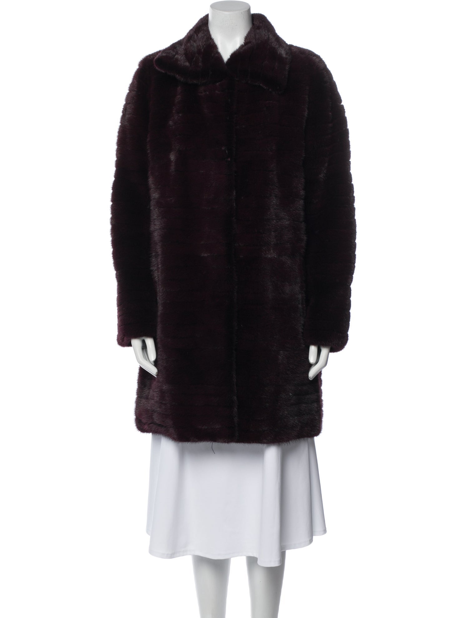 Oscar de la Renta Faux Fur Coat