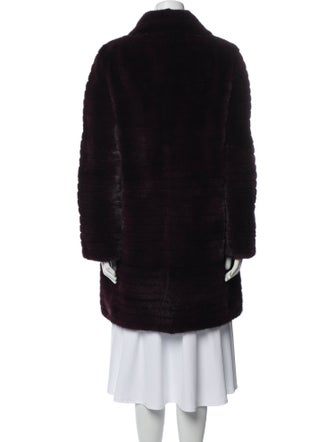 Oscar de la Renta Faux Fur Coat