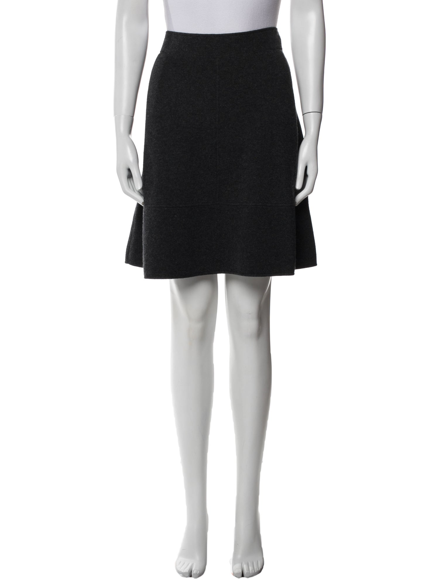 Oscar de la Renta Cashmere Knee-Length Skirt