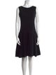 Oscar de la Renta Cashmere Knee-Length Dress