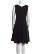 Oscar de la Renta Cashmere Knee-Length Dress