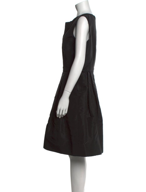 Oscar de la Renta Silk Knee-Length Dress