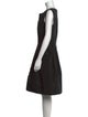 Oscar de la Renta Silk Knee-Length Dress