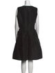 Oscar de la Renta Silk Knee-Length Dress