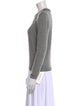 Oscar de la Renta Wool Crew Neck Sweater