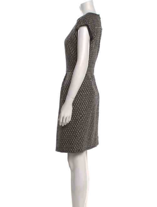 Oscar de la Renta Wool Knee-Length Dress