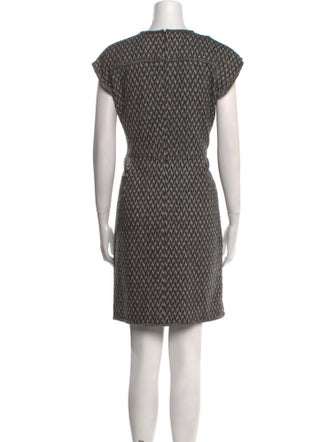 Oscar de la Renta Wool Knee-Length Dress