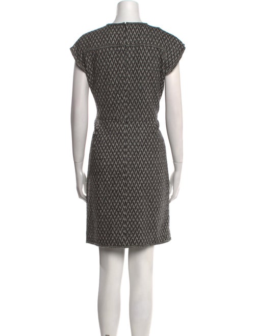 Oscar de la Renta Wool Knee-Length Dress