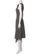 Oscar de la Renta Virgin Wool Long Dress