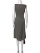 Oscar de la Renta Virgin Wool Long Dress