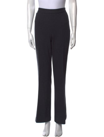 Oscar de la Renta Virgin Wool Wide Leg Pants
