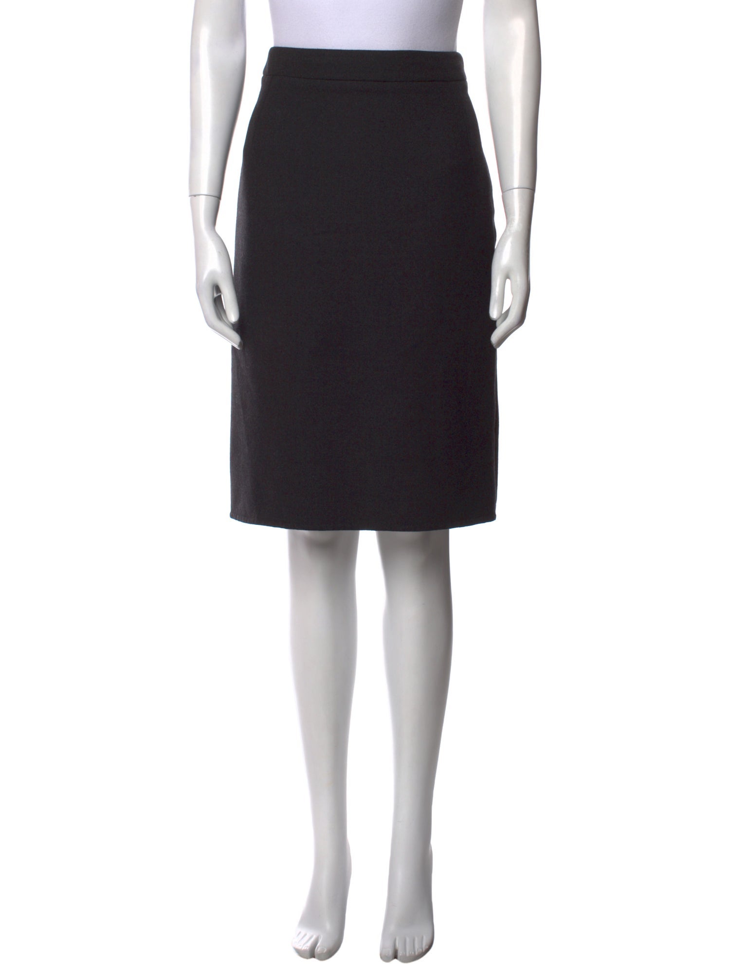 Oscar de la Renta Wool Knee-Length Skirt