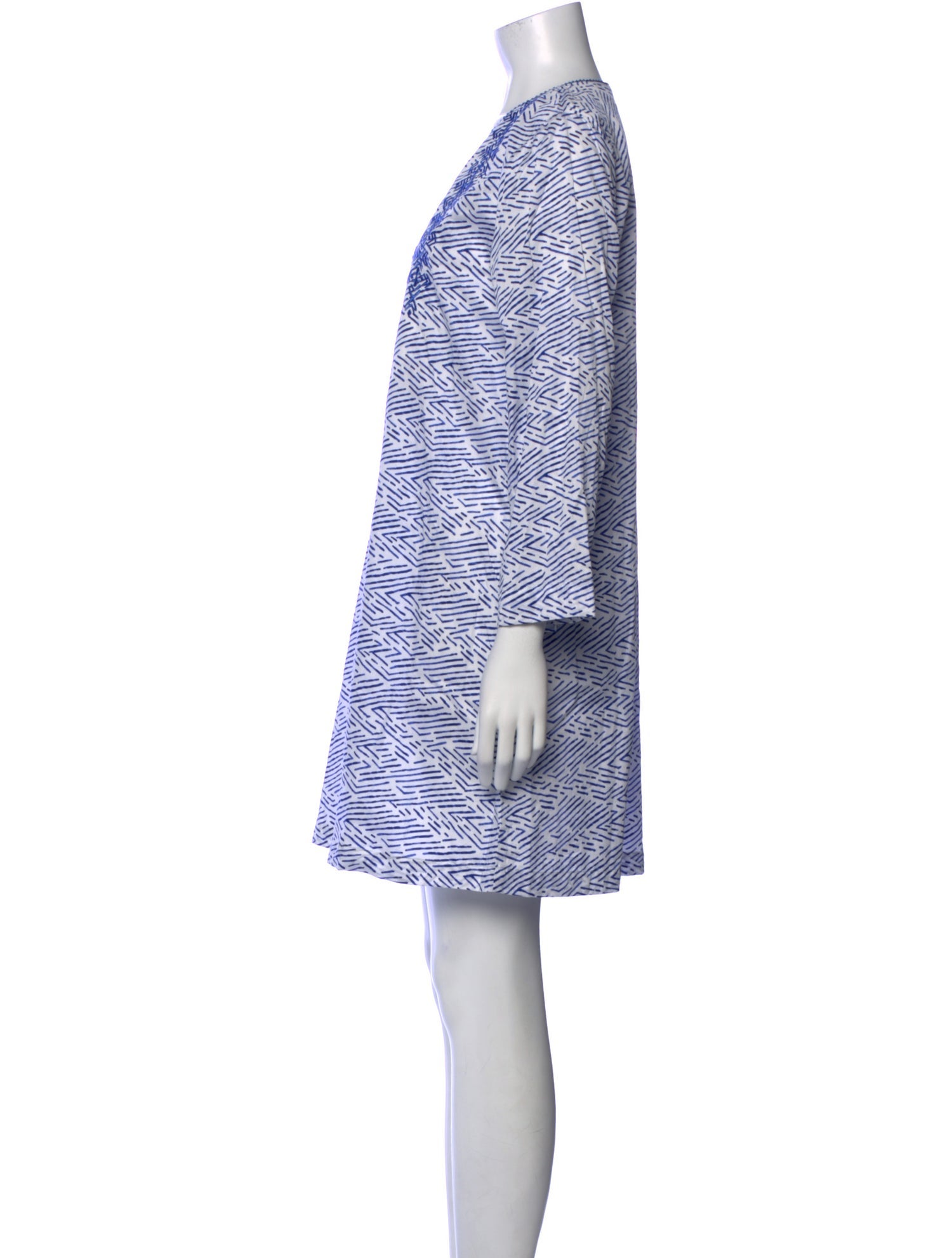 Oscar de la Renta Printed Mini Dress