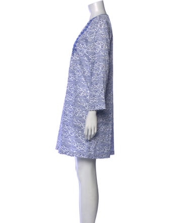 Oscar de la Renta Printed Mini Dress