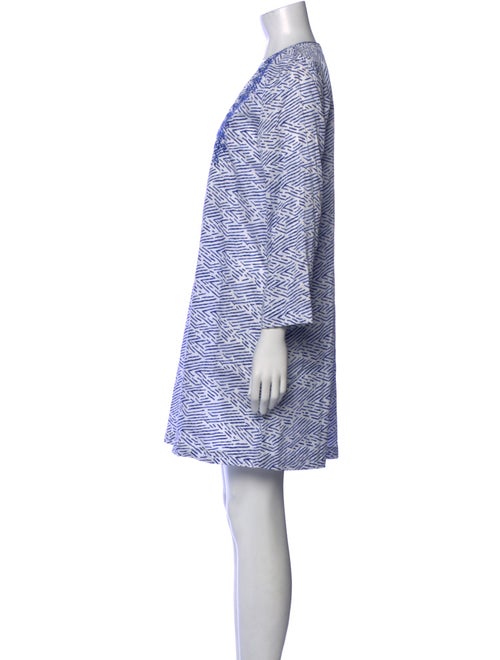 Oscar de la Renta Printed Mini Dress