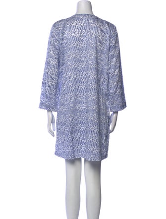 Oscar de la Renta Printed Mini Dress