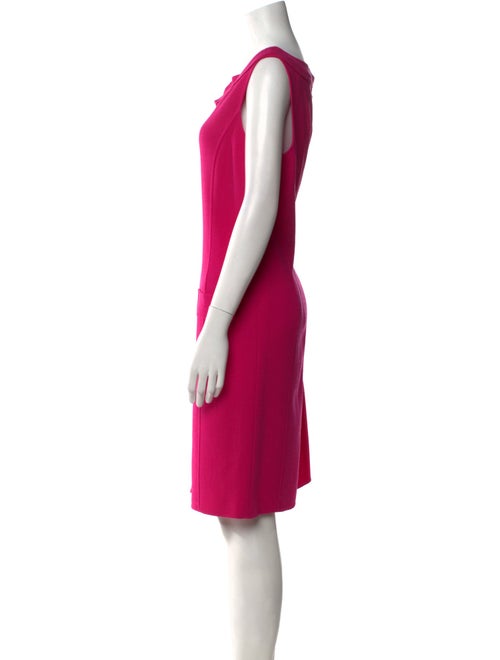 Oscar de la Renta Wool Knee-Length Dress