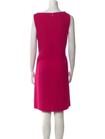 Oscar de la Renta Wool Knee-Length Dress
