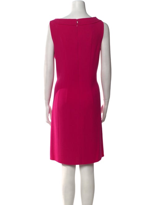 Oscar de la Renta Wool Knee-Length Dress