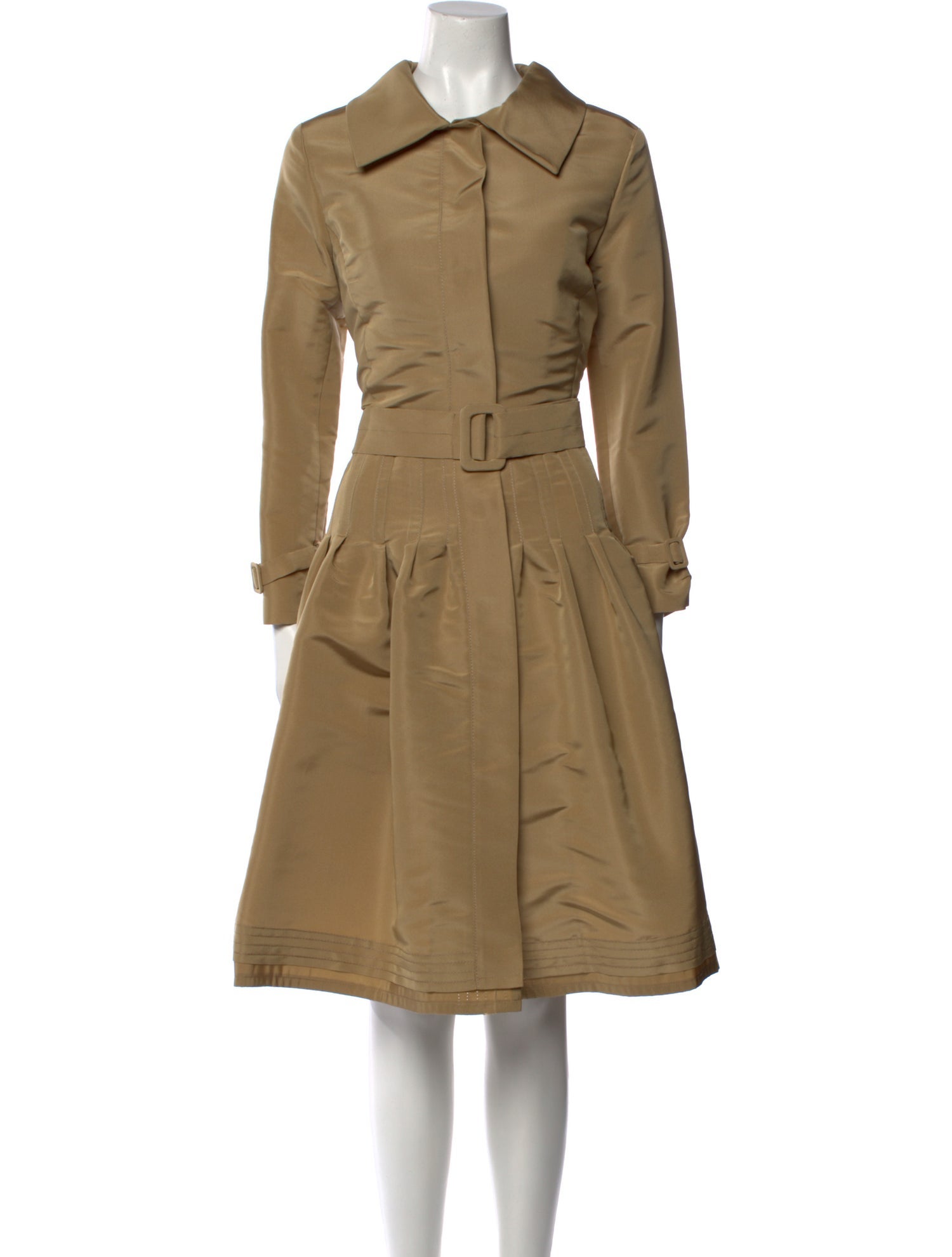 Oscar de la Renta Silk Midi Length Dress