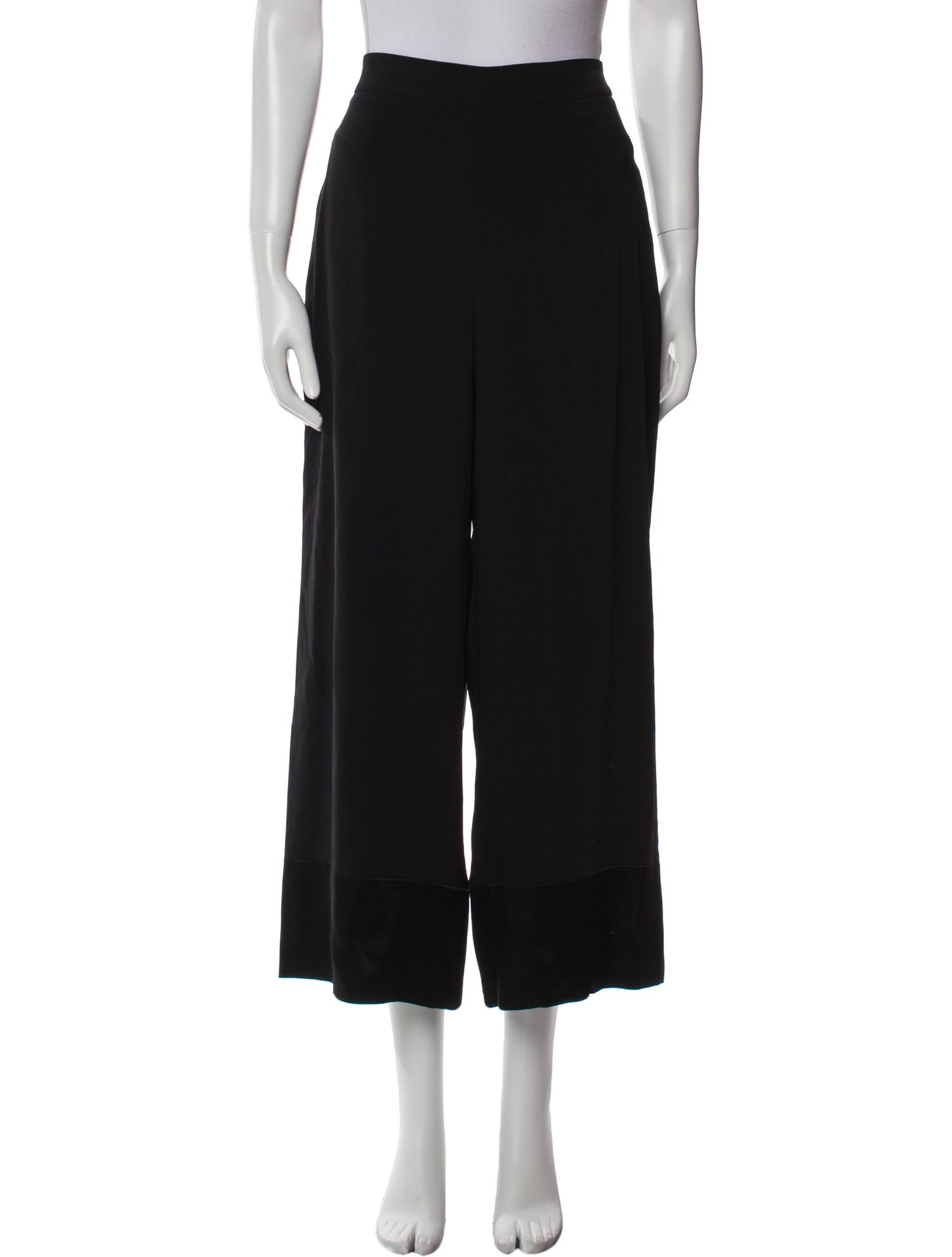Oscar de la Renta Silk Wide Leg Pants