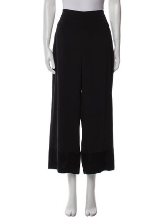 Oscar de la Renta Silk Wide Leg Pants