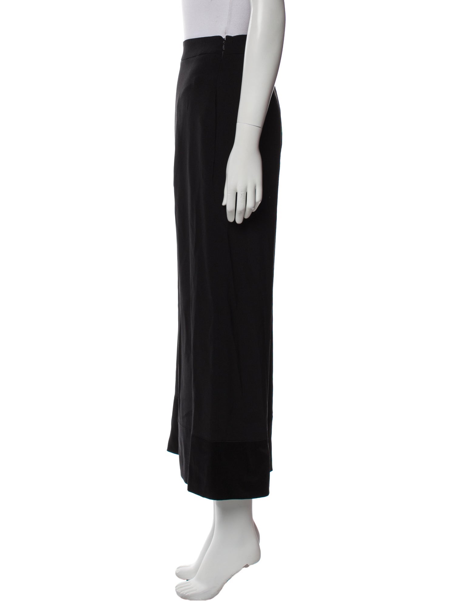 Oscar de la Renta Silk Wide Leg Pants