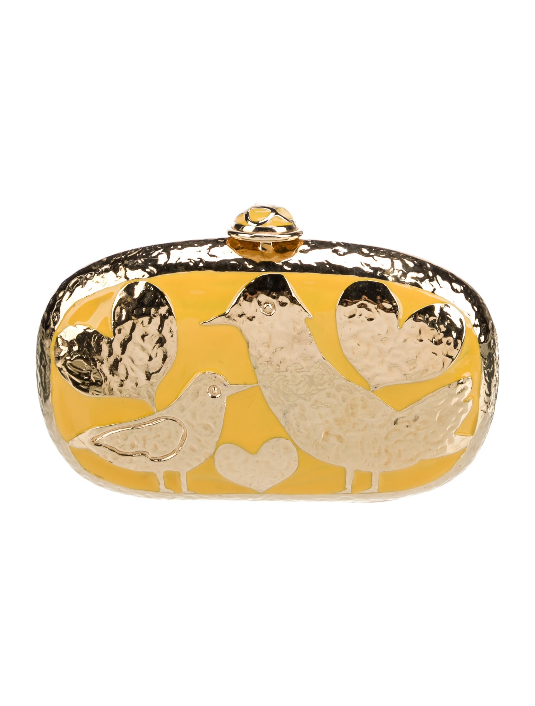 Oscar de la Renta Metal Minaudière