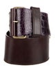 Oscar de la Renta Wide Leather Waist Belt