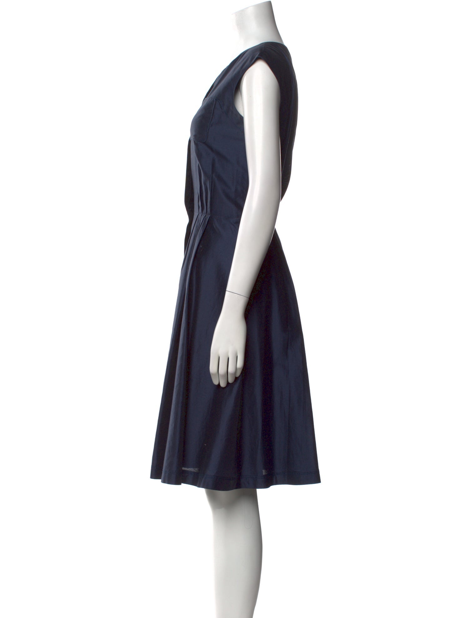 Oscar de la Renta Crew Neck Knee-Length Dress