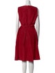 Oscar de la Renta Silk Knee-Length Dress