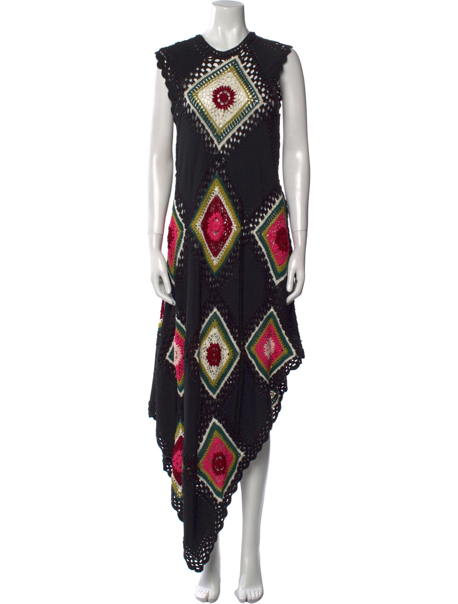 Oscar de la Renta Printed Long Dress