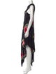 Oscar de la Renta Printed Long Dress