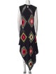 Oscar de la Renta Printed Long Dress