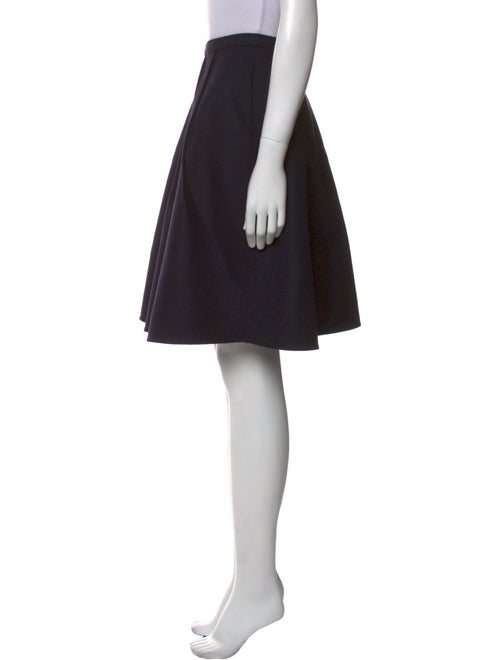 Oscar de la Renta Wool Knee-Length Skirt