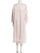 Oscar de la Renta Embroidered Accent Nightgown