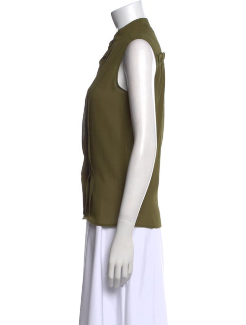 Oscar de la Renta Silk Sleeveless Top