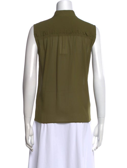 Oscar de la Renta Silk Sleeveless Top
