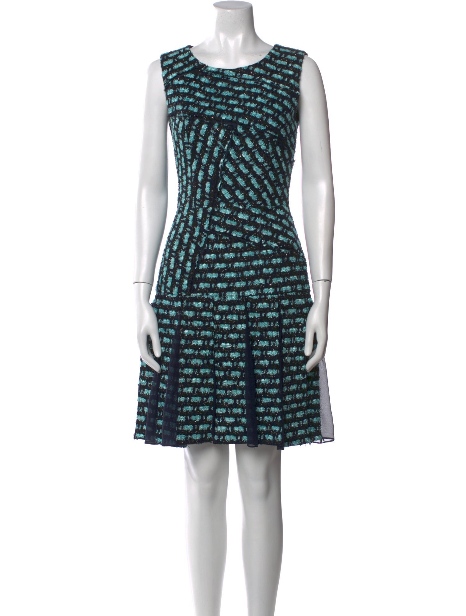 Oscar de la Renta Printed Knee-Length Dress