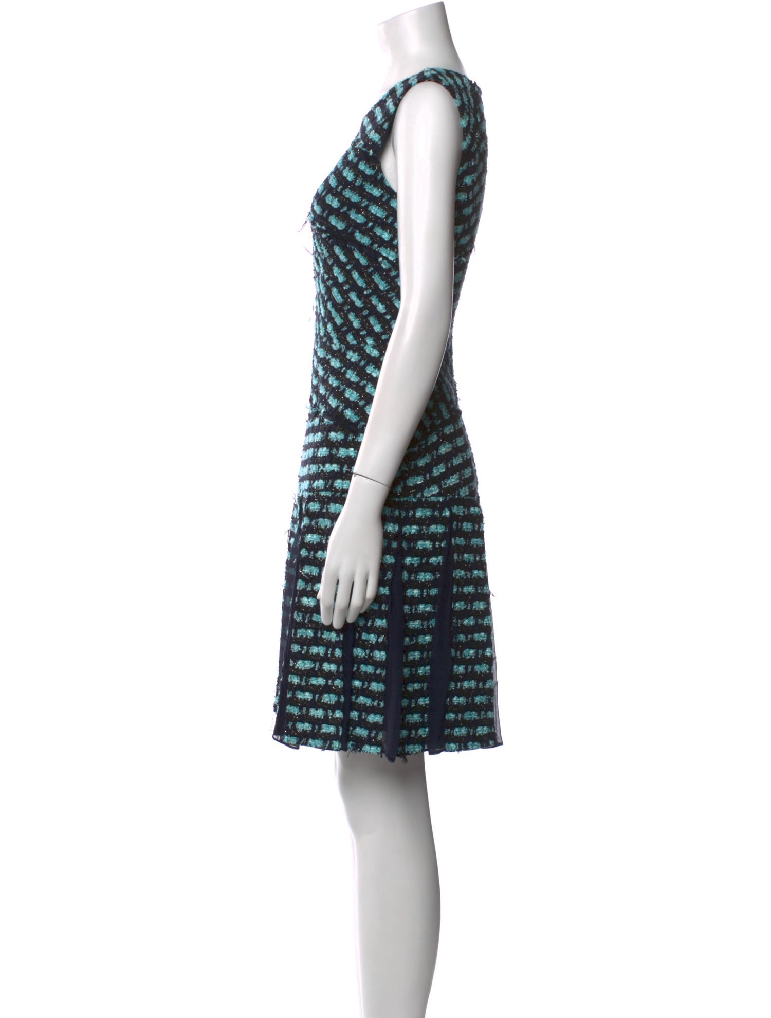 Oscar de la Renta Printed Knee-Length Dress