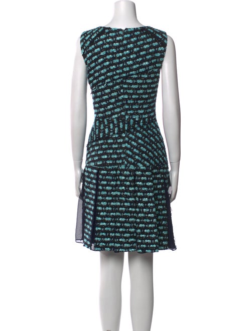 Oscar de la Renta Printed Knee-Length Dress