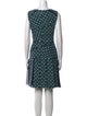 Oscar de la Renta Printed Knee-Length Dress
