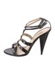 Oscar de la Renta Patent Leather Gladiator Sandals