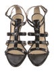 Oscar de la Renta Patent Leather Gladiator Sandals