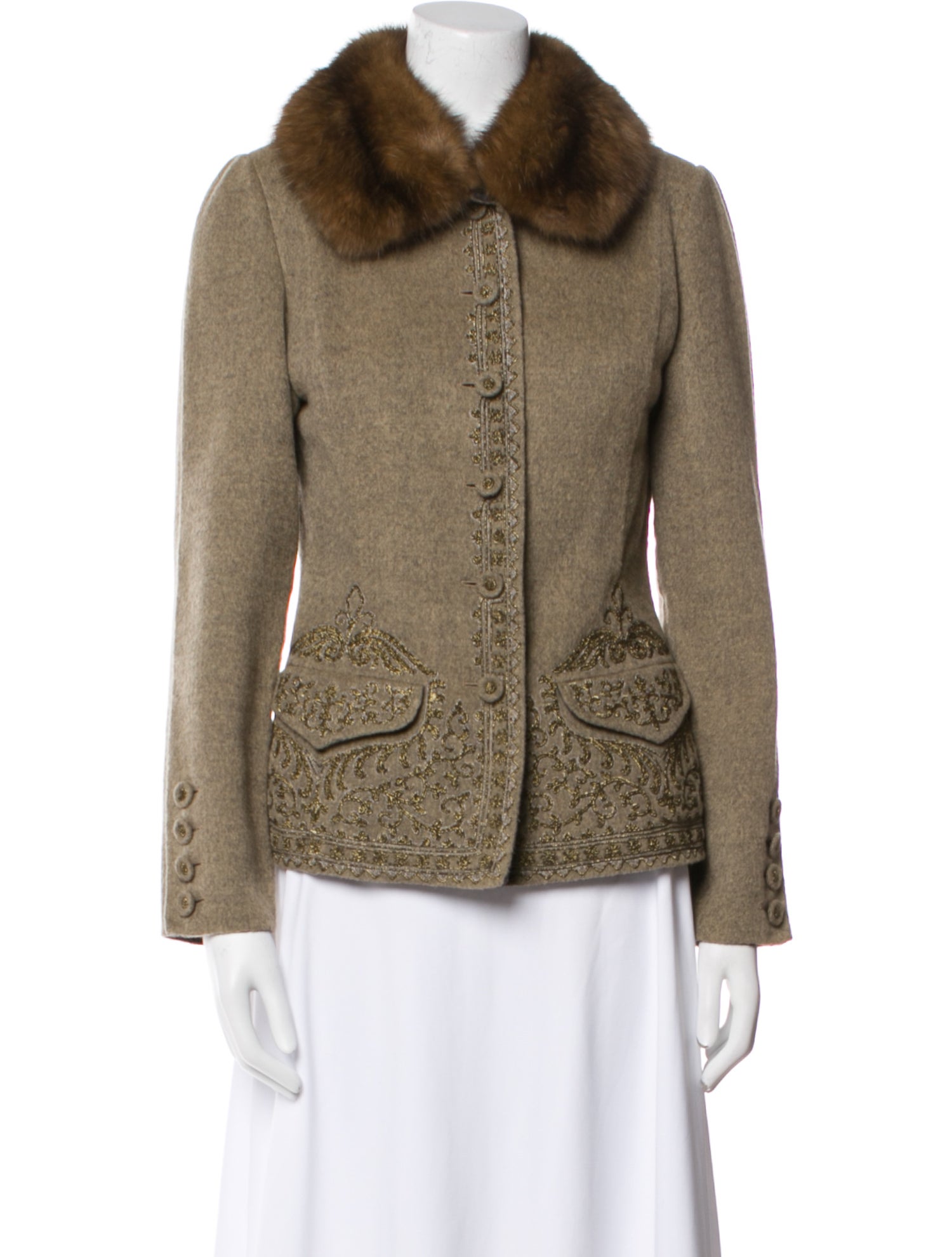 Oscar de la Renta Wool Jacket