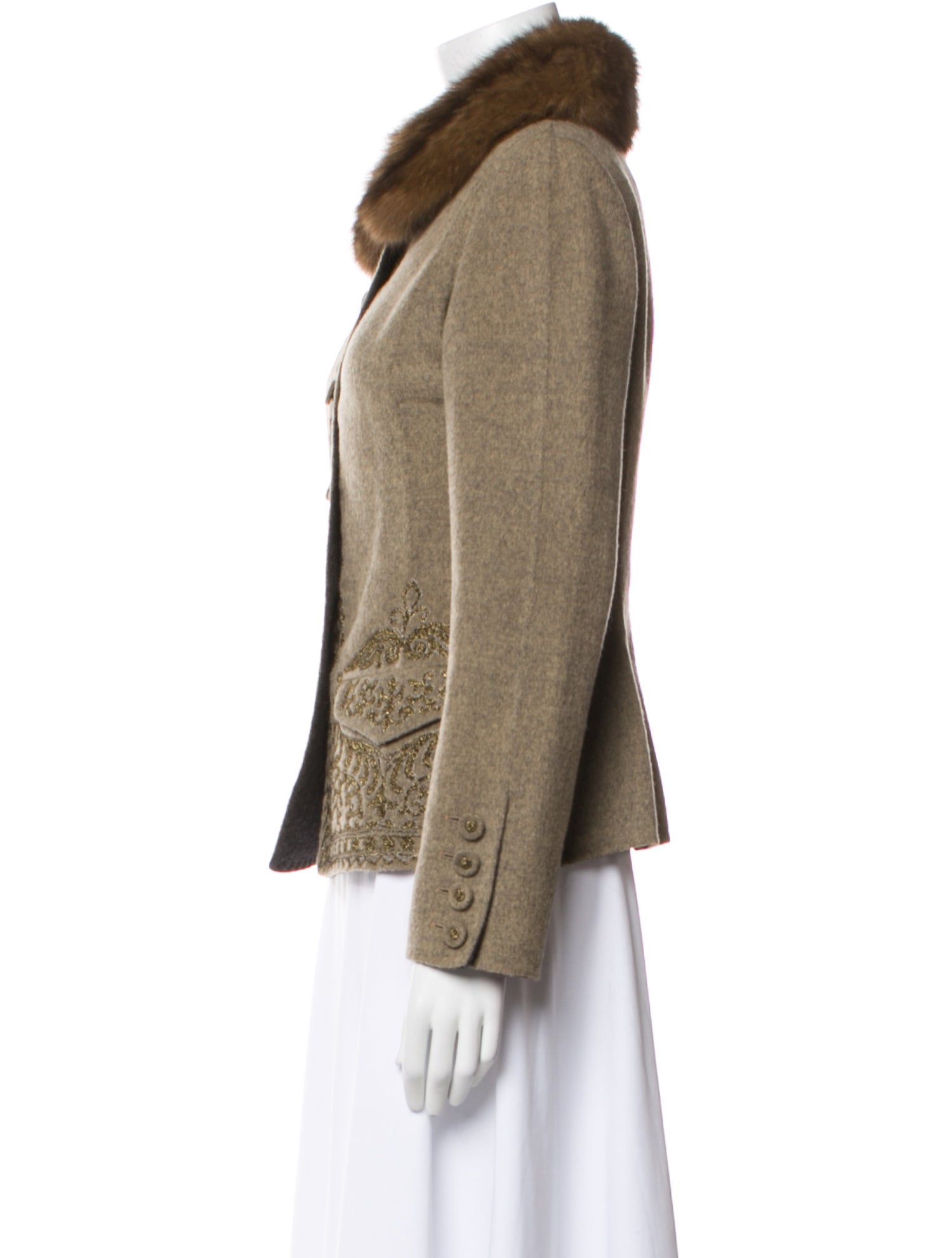 Oscar de la Renta Wool Jacket