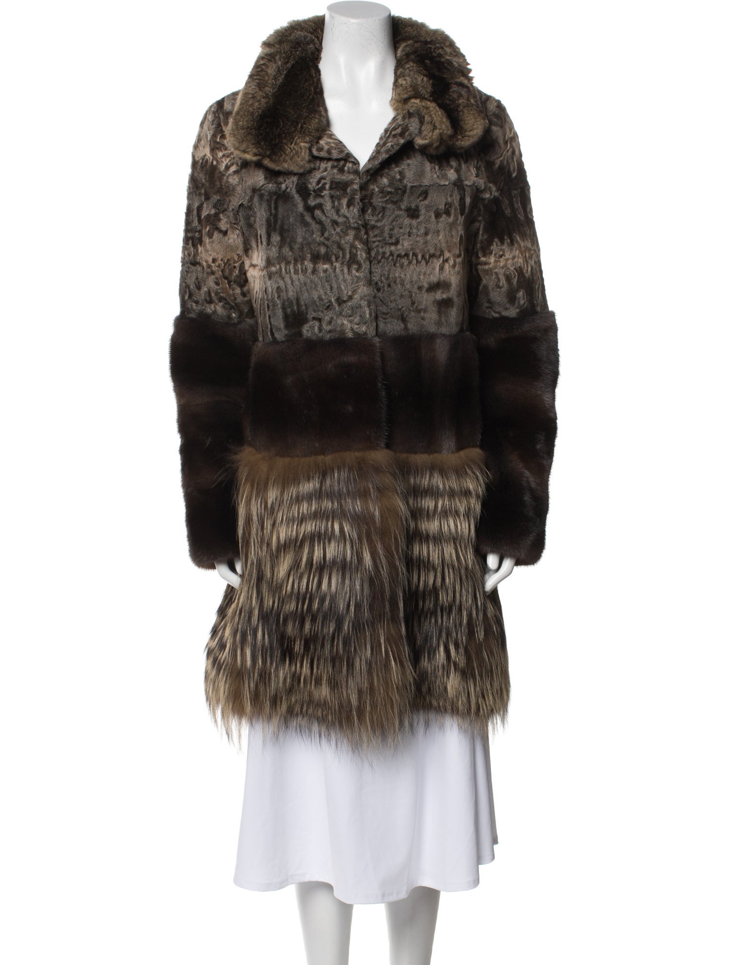 Oscar de la Renta Fur Fur Coat