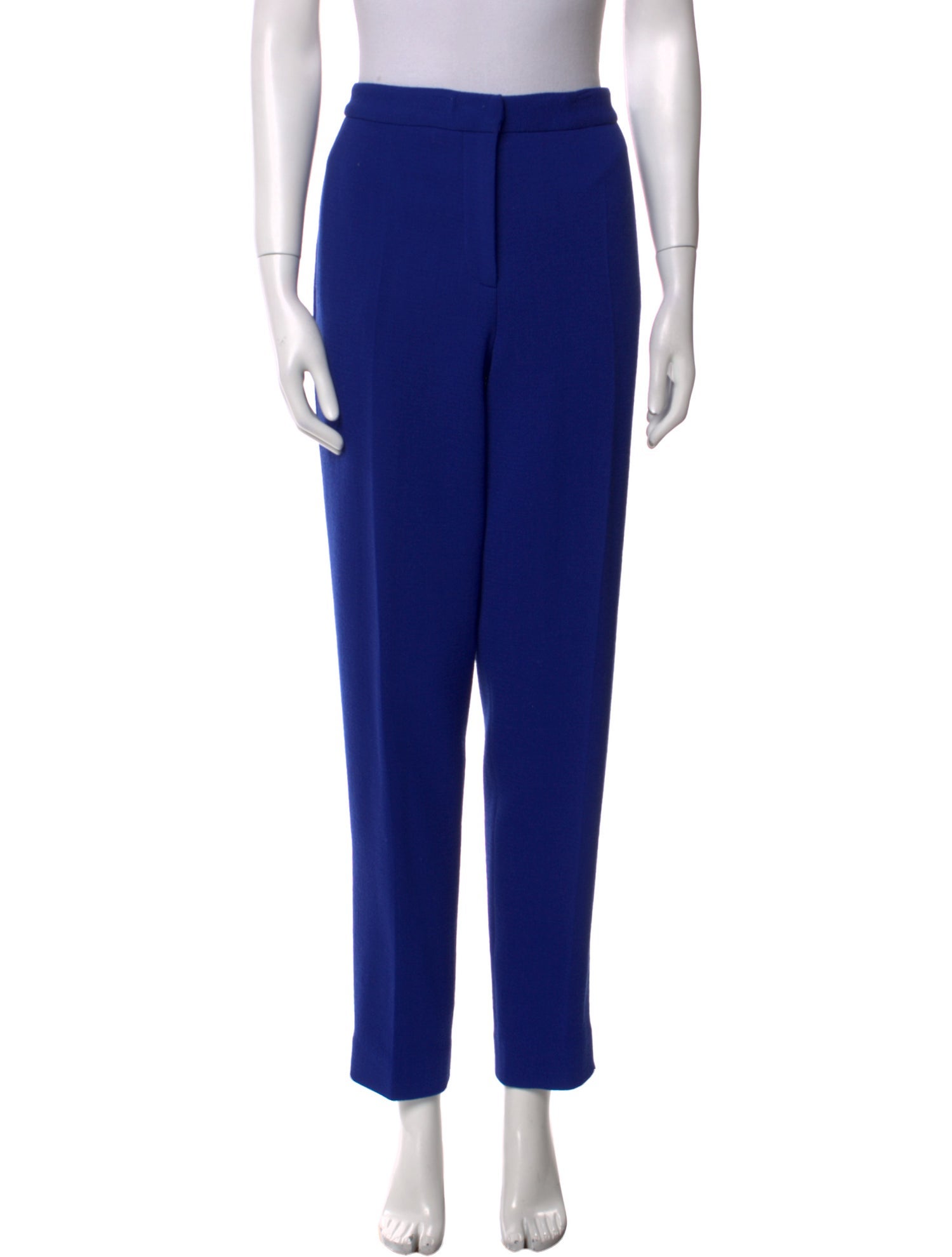 Oscar de la Renta Virgin Wool Skinny Leg Pants