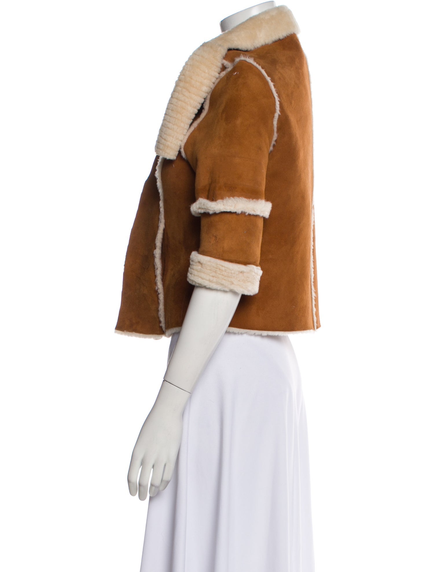 Oscar de la Renta Leather Biker Jacket