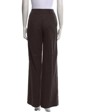 Oscar de la Renta Wool Wide Leg Pants